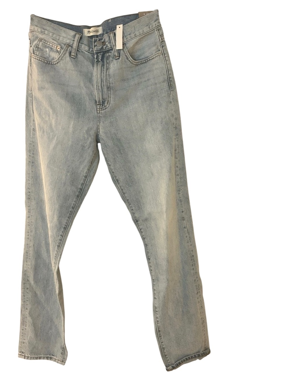 MADEWELL Perfect Vintage Jean Size 28 LONG Tall BNWT Light Wash High Rise 28L